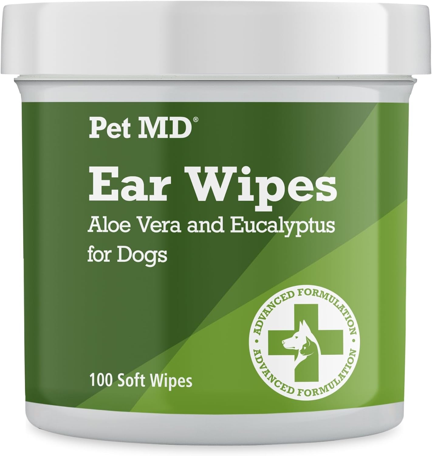 Pet MD Dog Ear Cleaning Finger Wipes – 50 Count