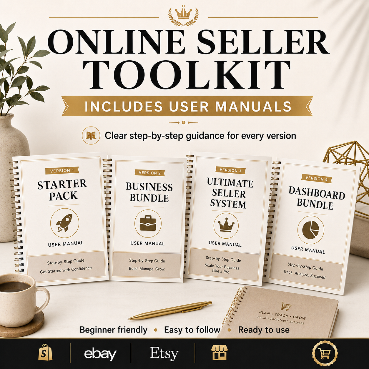 Online Seller Toolkit Ultimate Seller System | eCommerce Bundle