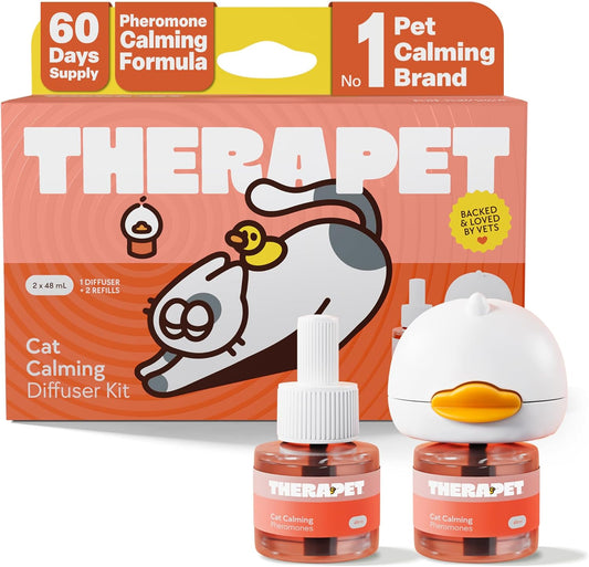 TheraPet 60-Day Cat Calming Pheromone Diffuser Kit