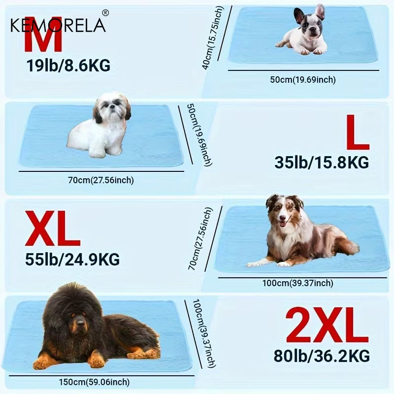 Ice-Cool Summer Pet Cooling Mat for Dogs & Cats