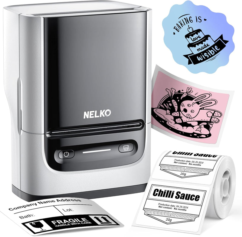 Portable Bluetooth thermal label printer