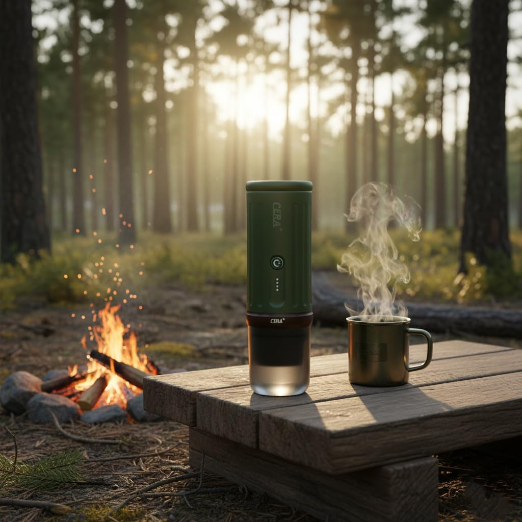 CERA+ CERApresso Self-Heating Portable Espresso Machine