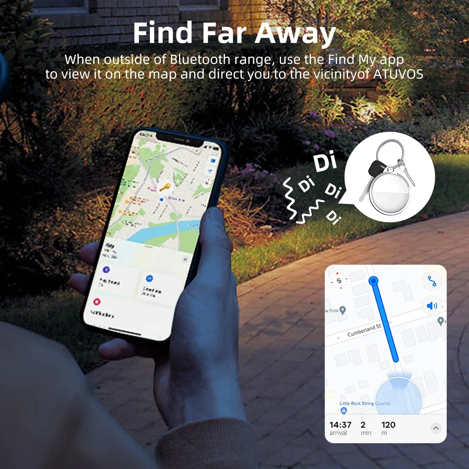 Mini Bluetooth Smart Tracker – Wallet, Bag & Key Finder
