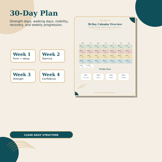 30-Day Gentle Strength Builder