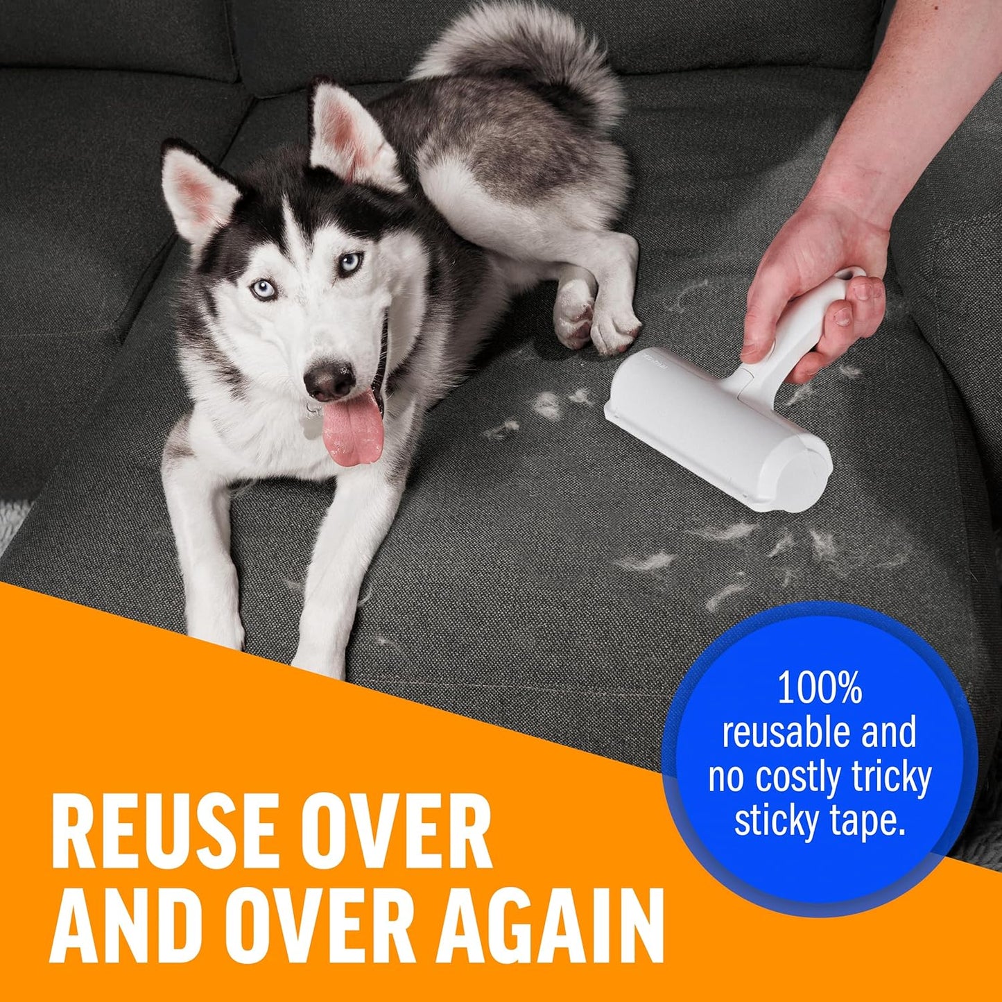 ChomChom Roller Pet Hair Remover – Reusable Dog & Cat Fur Roller
