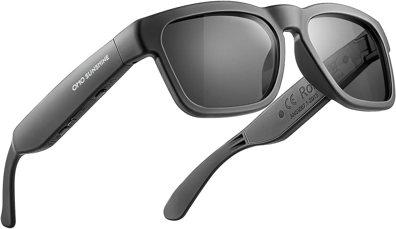 OhO Sunshine Bluetooth Audio Sunglasses – Open Ear Sport Glasses