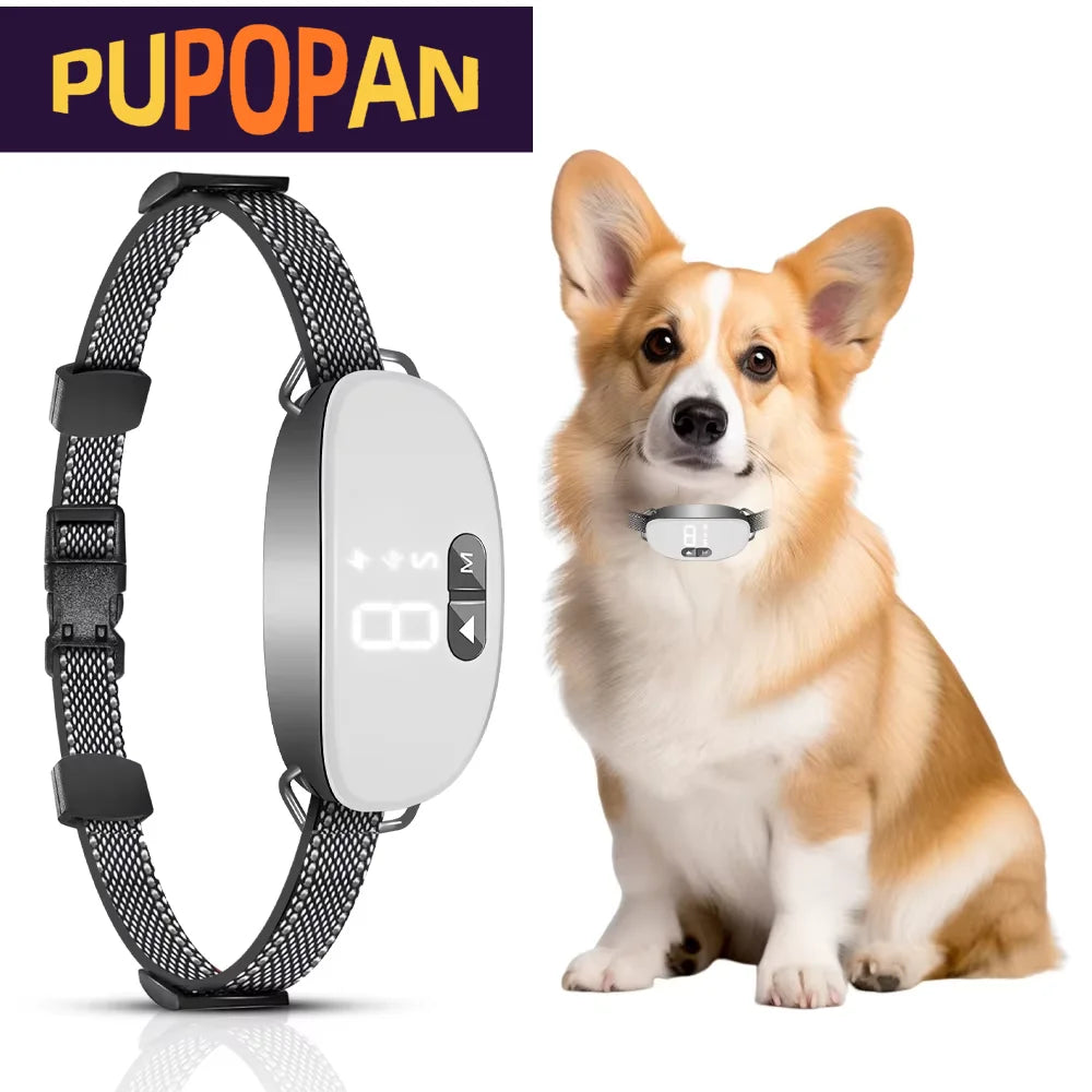 Rechargeable Smart Dog Bark Collar with Adjustable Sensitivity