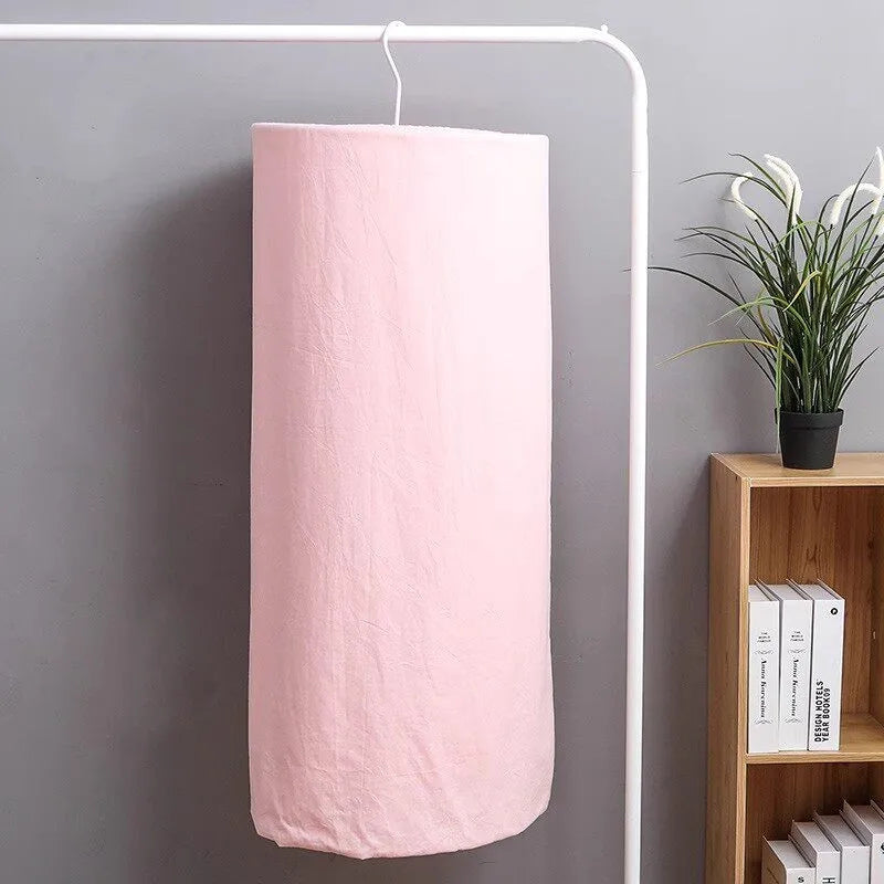 Spiral Clothes Drying Rack round Balcony Multi-Function Bed Sheet Quilt Drying Stand Simple Manual Height Adjustment
