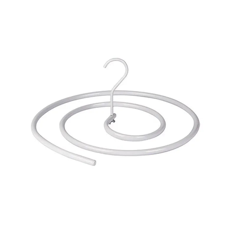 Spiral Clothes Drying Rack round Balcony Multi-Function Bed Sheet Quilt Drying Stand Simple Manual Height Adjustment