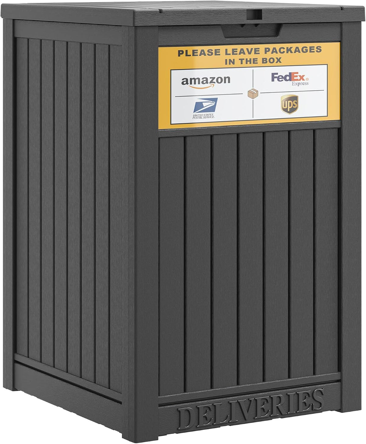 Package Delivery Box for Outside, Brown