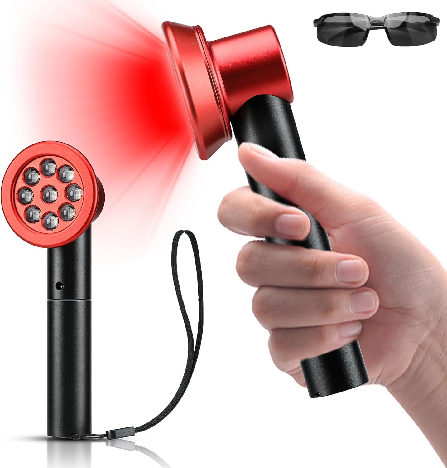 Handheld Red Light Therapy Device 630/660/850nm | NINSI