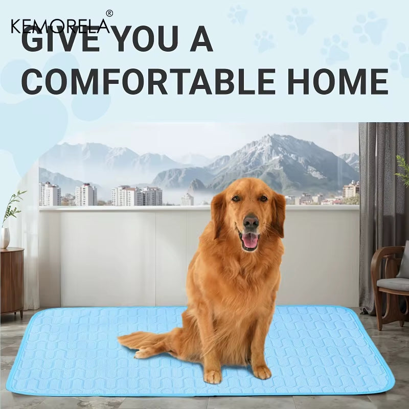 Ice-Cool Summer Pet Cooling Mat for Dogs & Cats