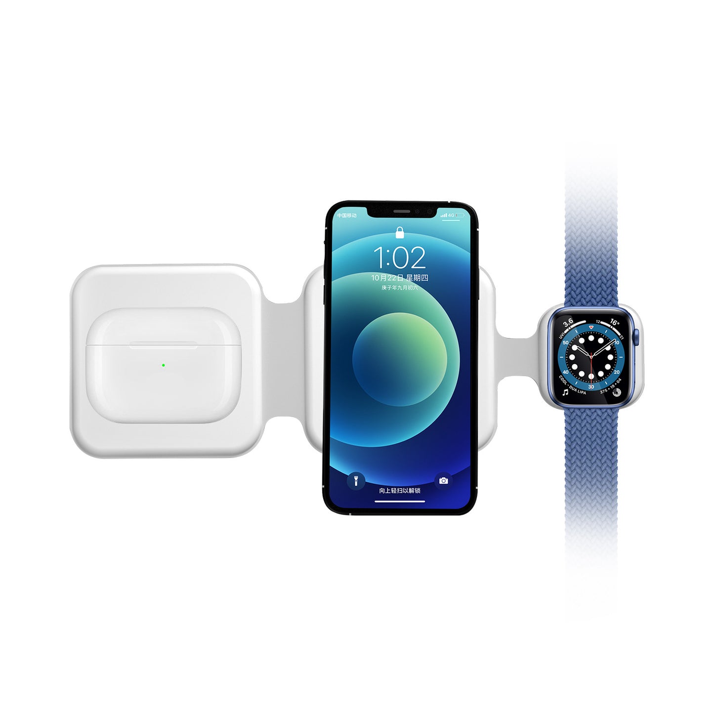 3-in-1 Magnetic Foldable Wireless Charging Station