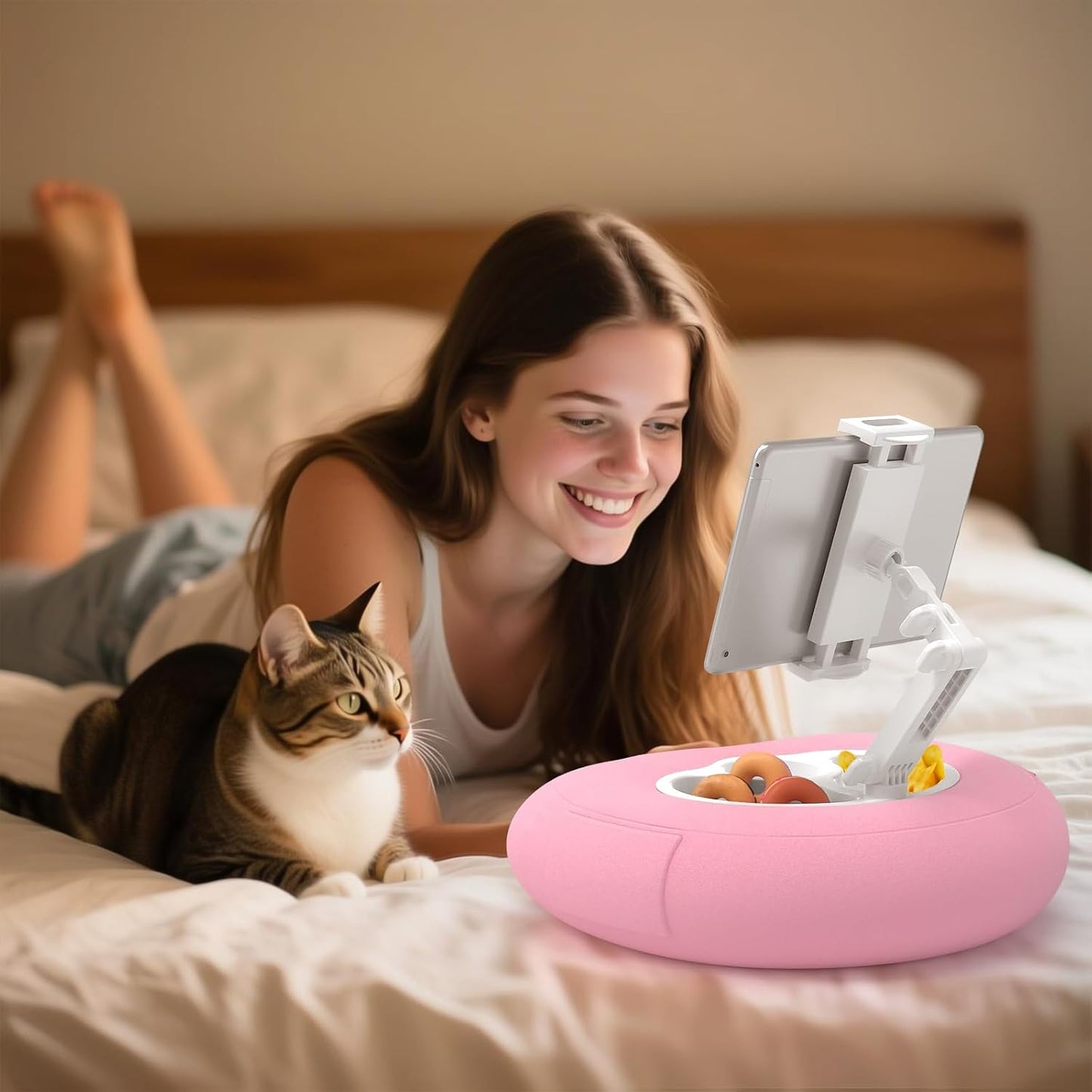 Tablet Pillow Stand for iPad, Samsung Tablets & Phones
