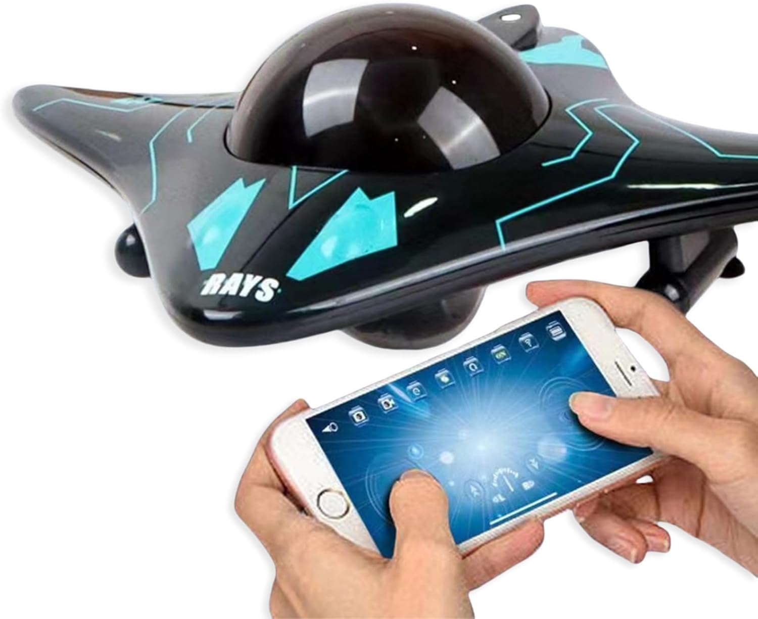 Kids WiFi Camera RC Boat Mini App-Controlled Waterproof Toy