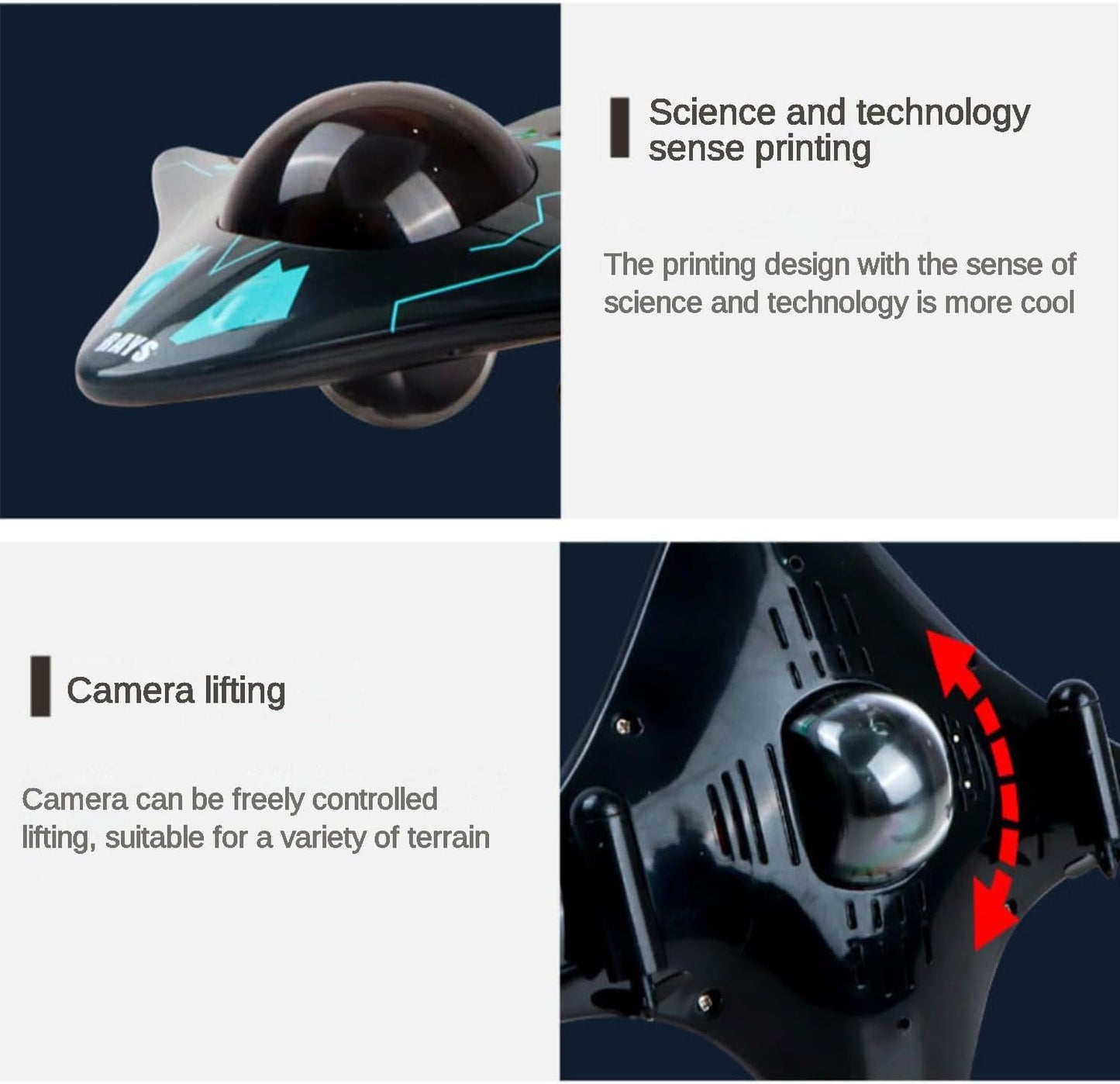 Kids WiFi Camera RC Boat Mini App-Controlled Waterproof Toy