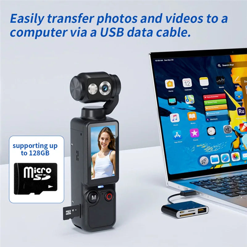 Lenovo 4K WiFi Portable Sports Wearable Camera