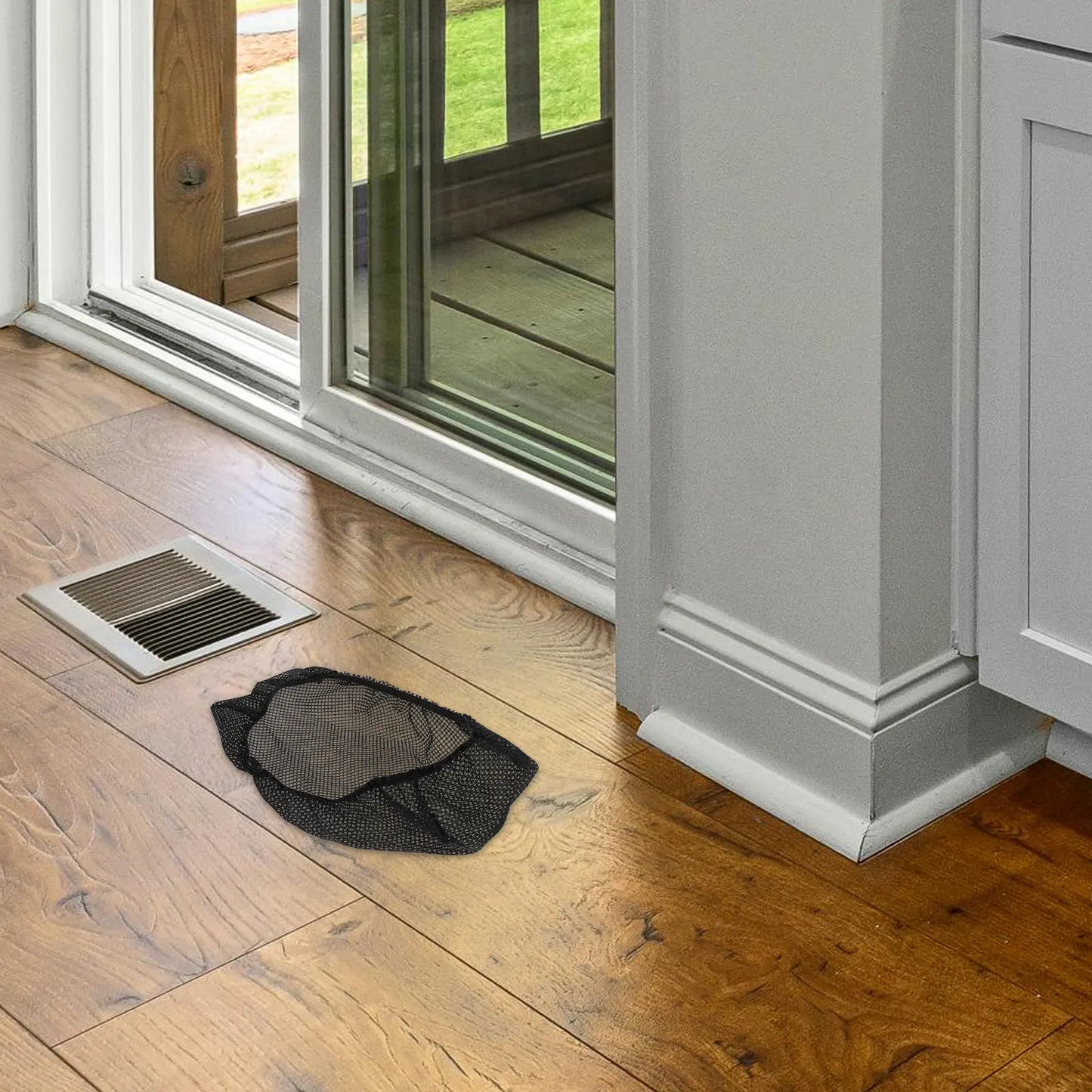 Floor Register Vent Filter Mesh Screen High Elastic Fit Debris Prevention Reusable Easy Install Floor Vent Cover Ventilation Net