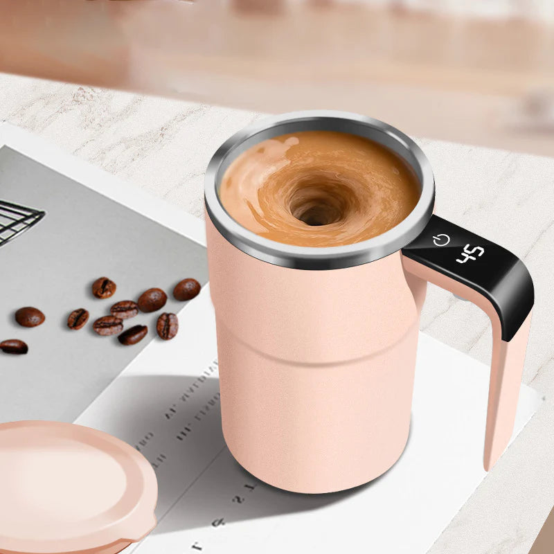 Automatic Electric Mixing Cup for Coffee, Milkshakes, and Protein Shakes - Portable Household Blender