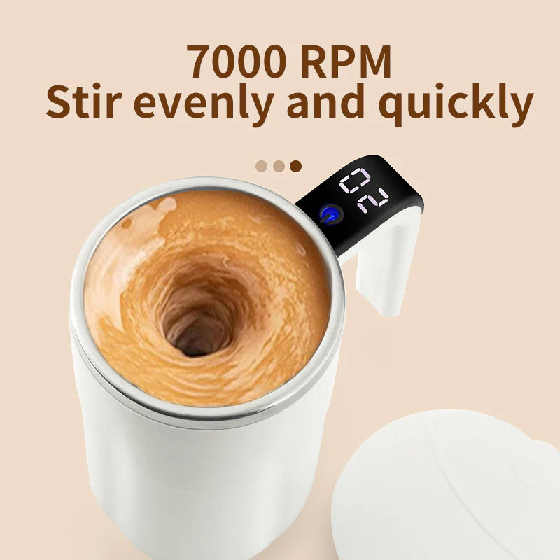 Automatic Electric Mixing Cup for Coffee, Milkshakes, and Protein Shakes - Portable Household Blender