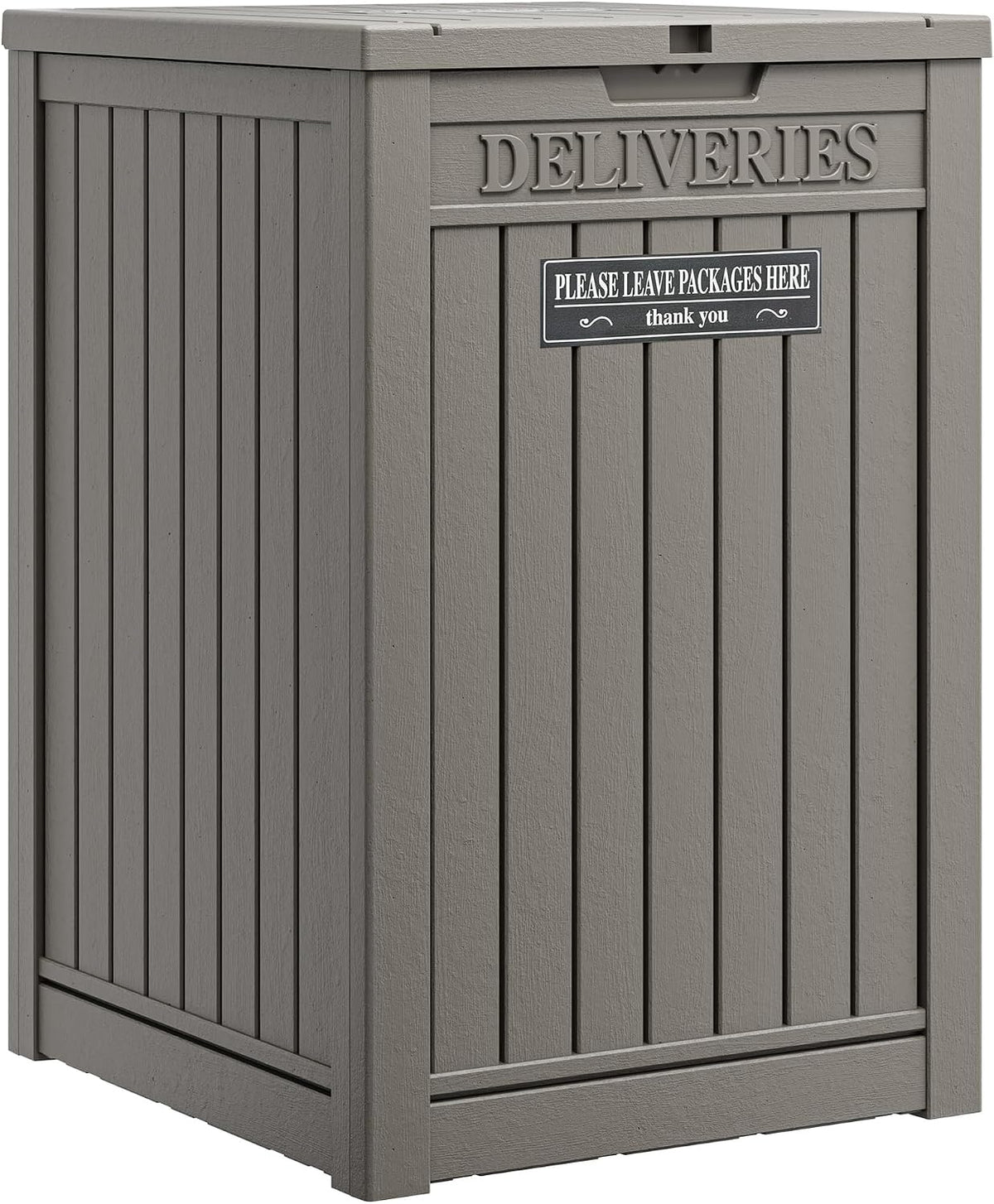 Package Delivery Box for Outside, Brown