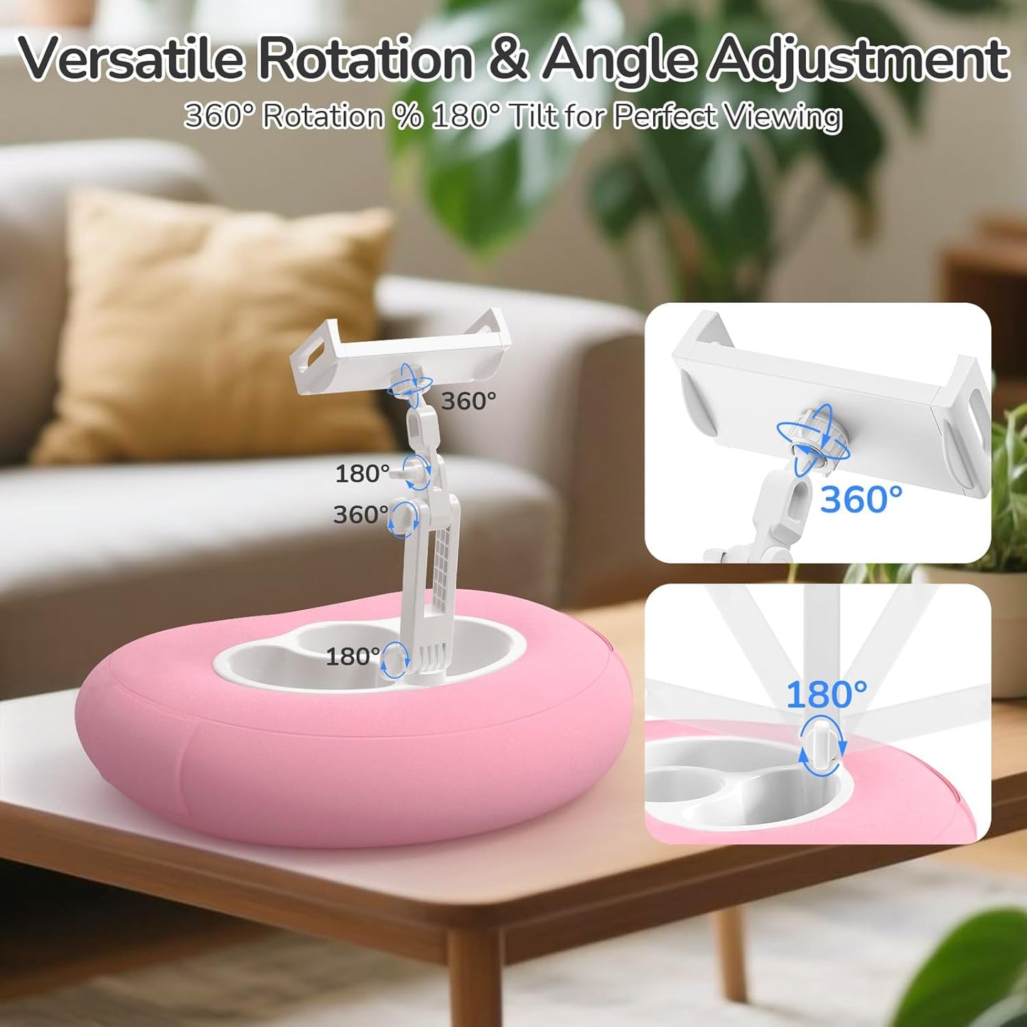 Tablet Pillow Stand for iPad, Samsung Tablets & Phones