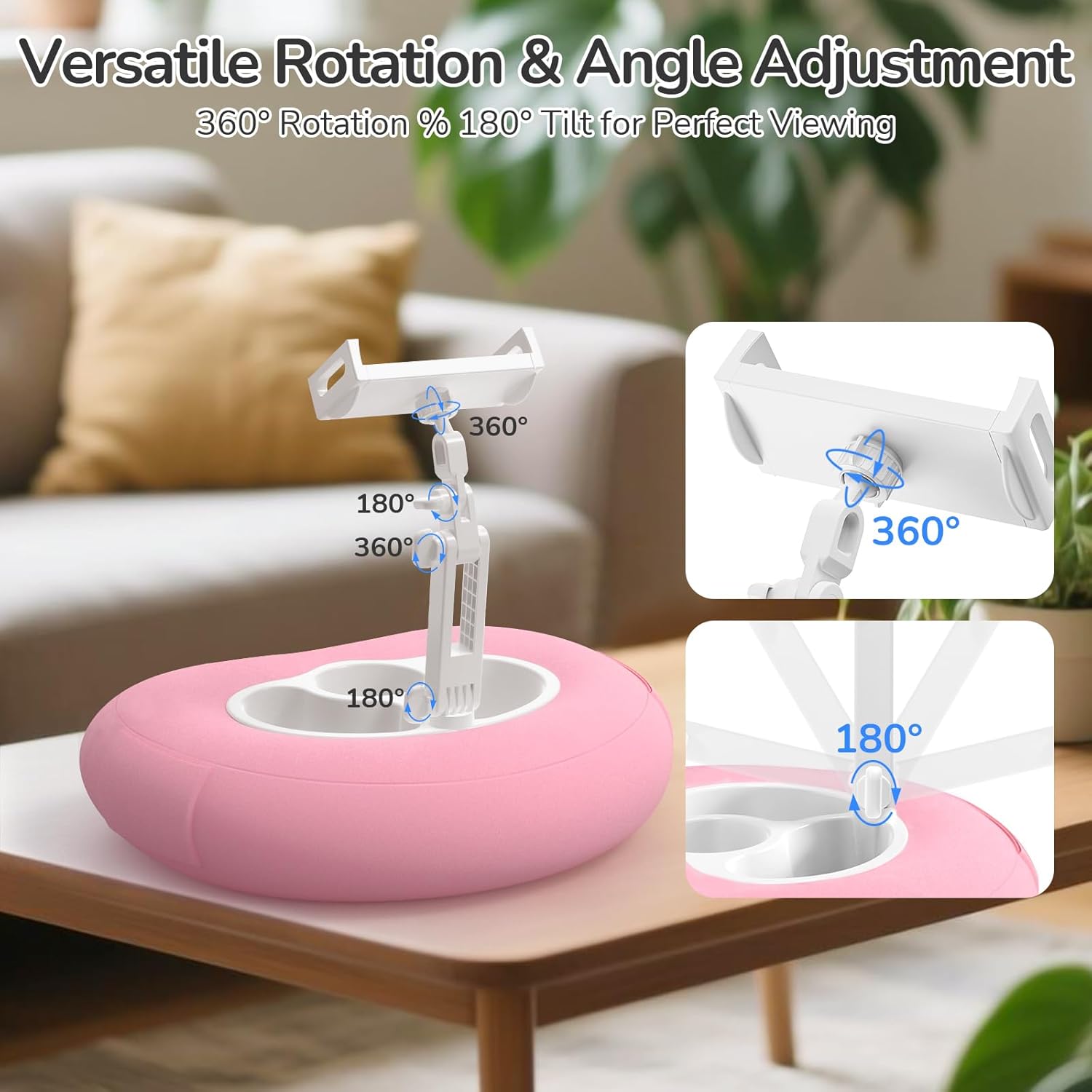 Tablet Pillow Stand for iPad, Samsung Tablets & Phones