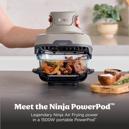 Ninja Crispi 4-in-1 Portable Glass Air Fryer Cooking System