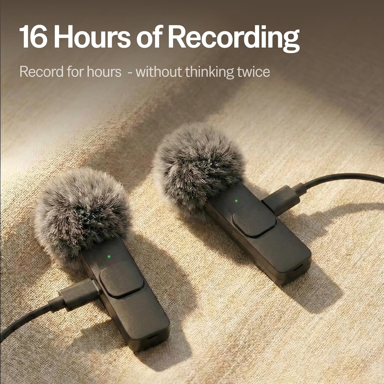 Mini Mic Pro Wireless Lavalier Microphone – 2 Pack for iPhone & Android