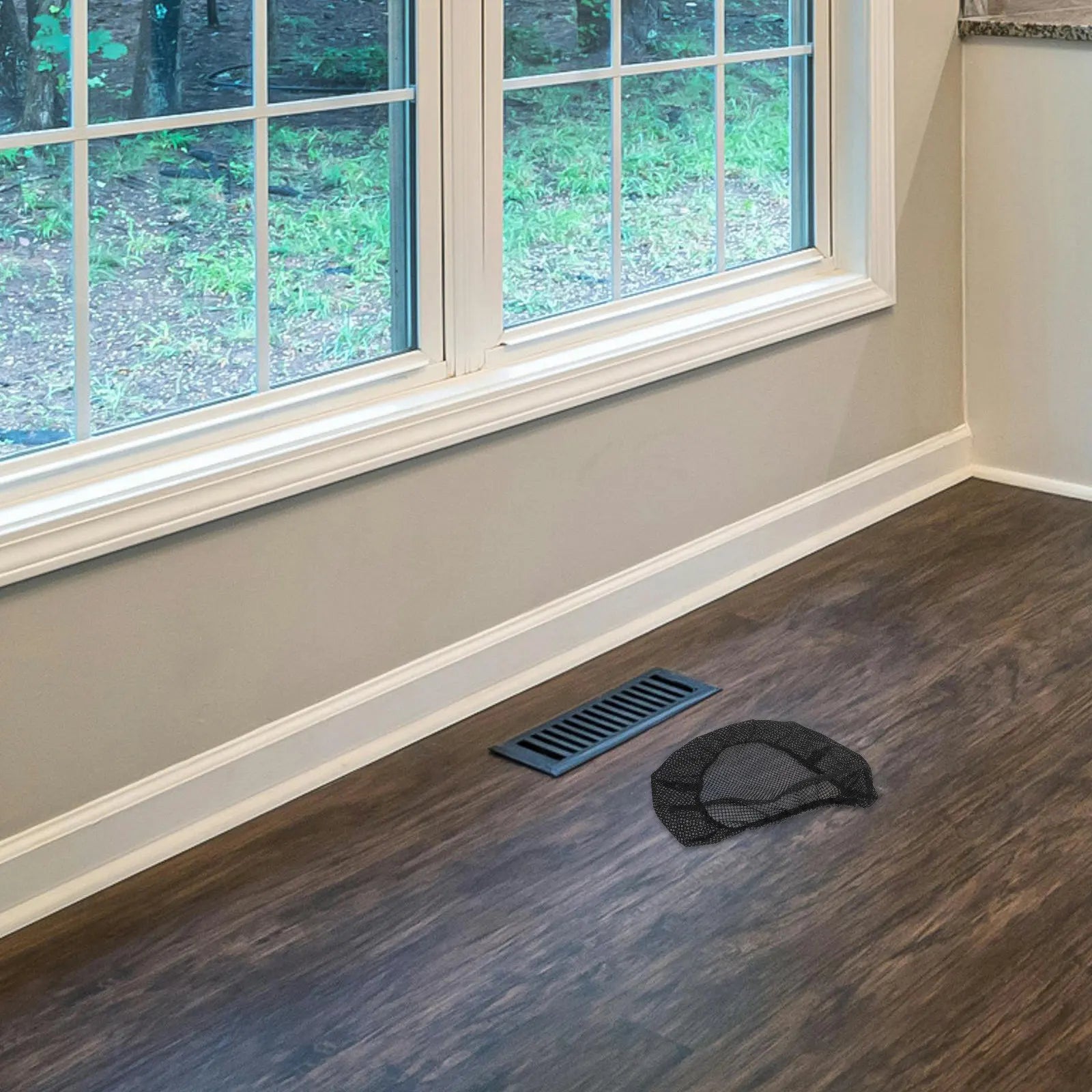 Floor Register Vent Filter Mesh Screen High Elastic Fit Debris Prevention Reusable Easy Install Floor Vent Cover Ventilation Net