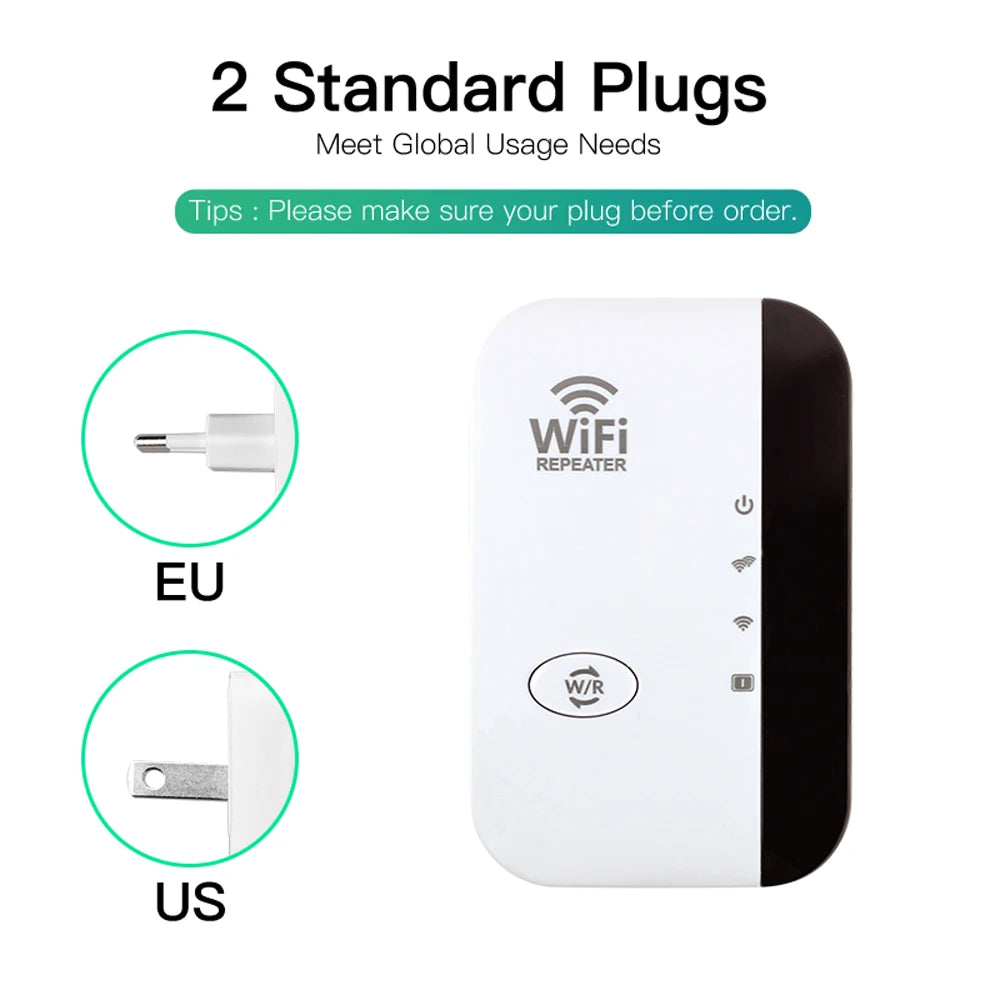 FENVI 300Mbps WiFi Repeater Wireless Range Extender