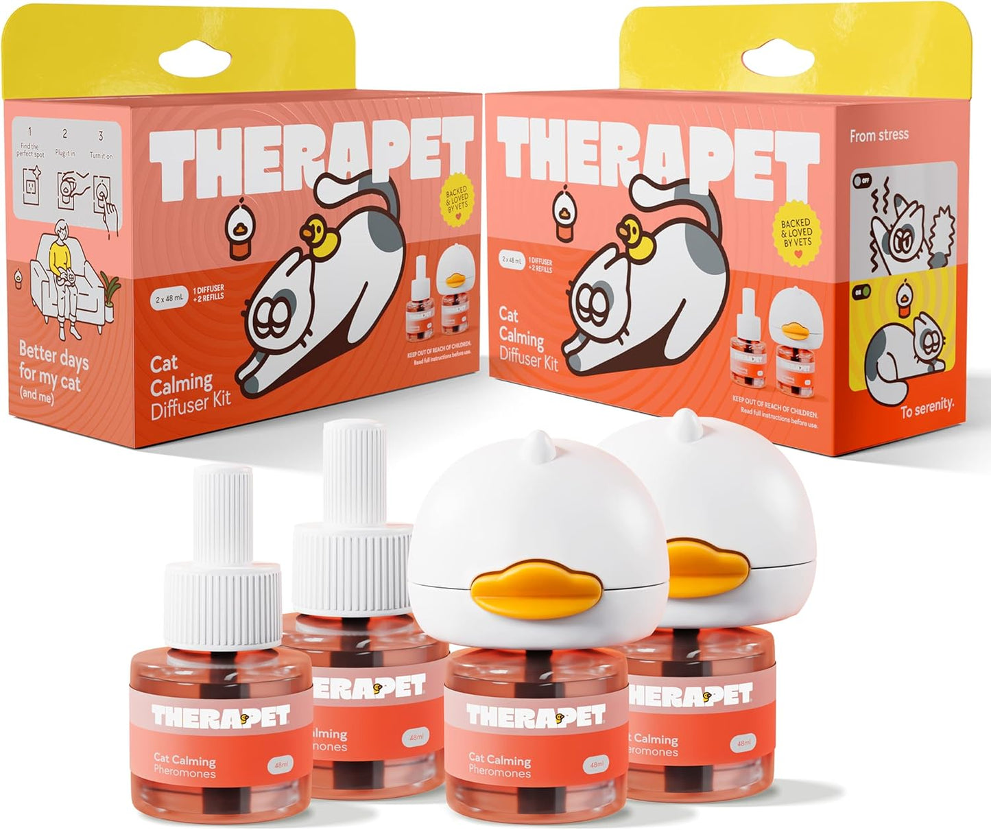 TheraPet 60-Day Cat Calming Pheromone Diffuser Kit