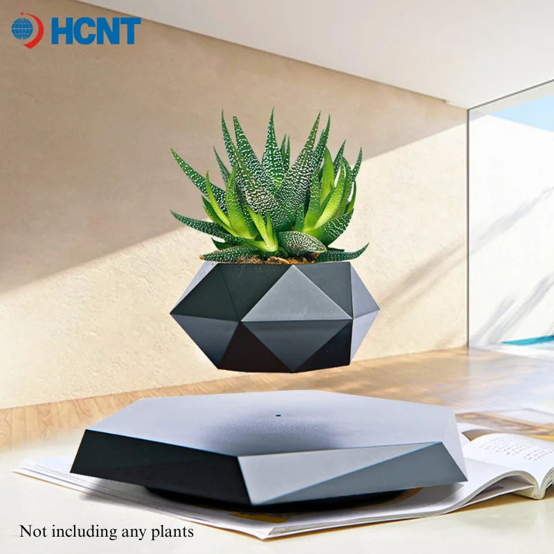 Magnetic Levitating Succulent Plant Pot – Floating Bonsai Desk Decor