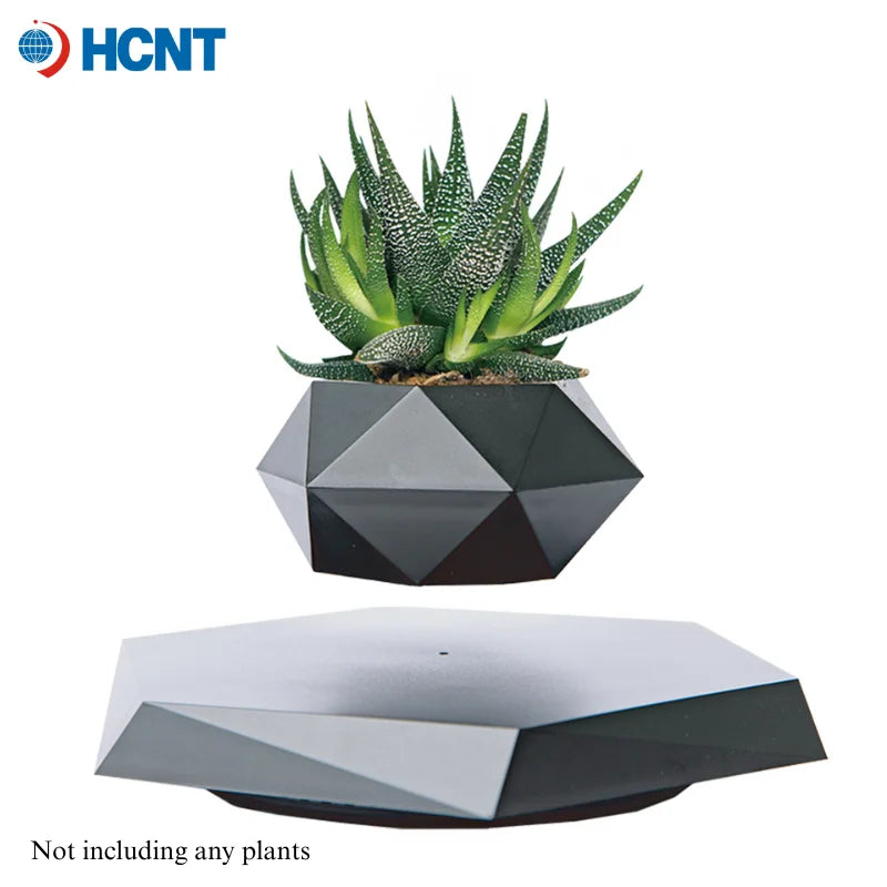 Magnetic Levitating Succulent Plant Pot – Floating Bonsai Desk Decor