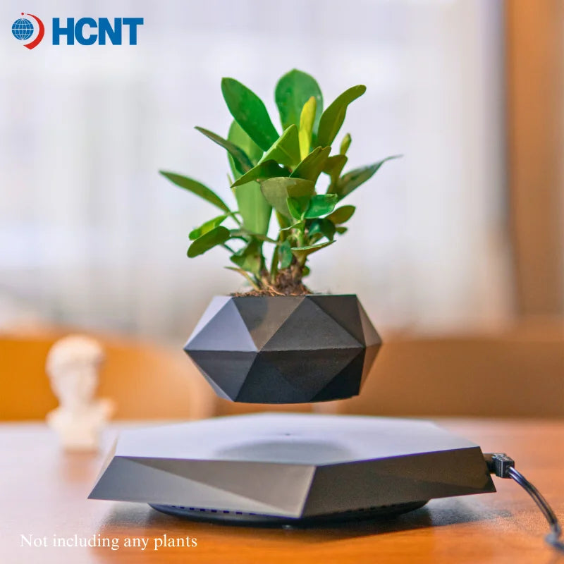 Magnetic Levitating Succulent Plant Pot – Floating Bonsai Desk Decor