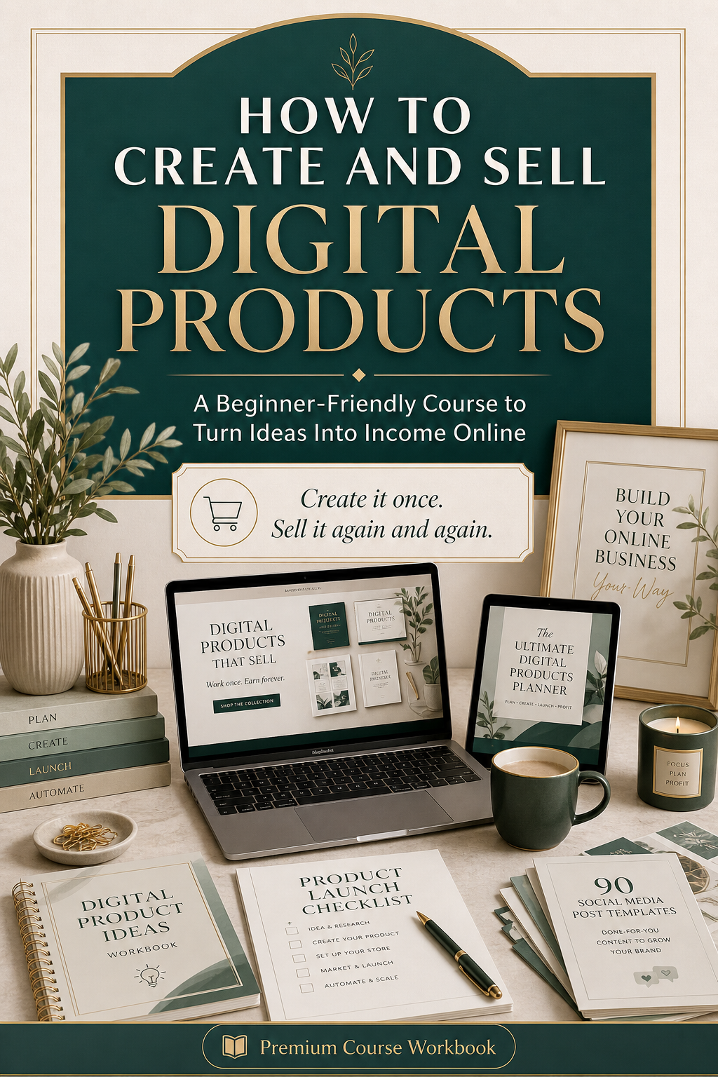 How to Create and Sell Digital Products Course Workbook