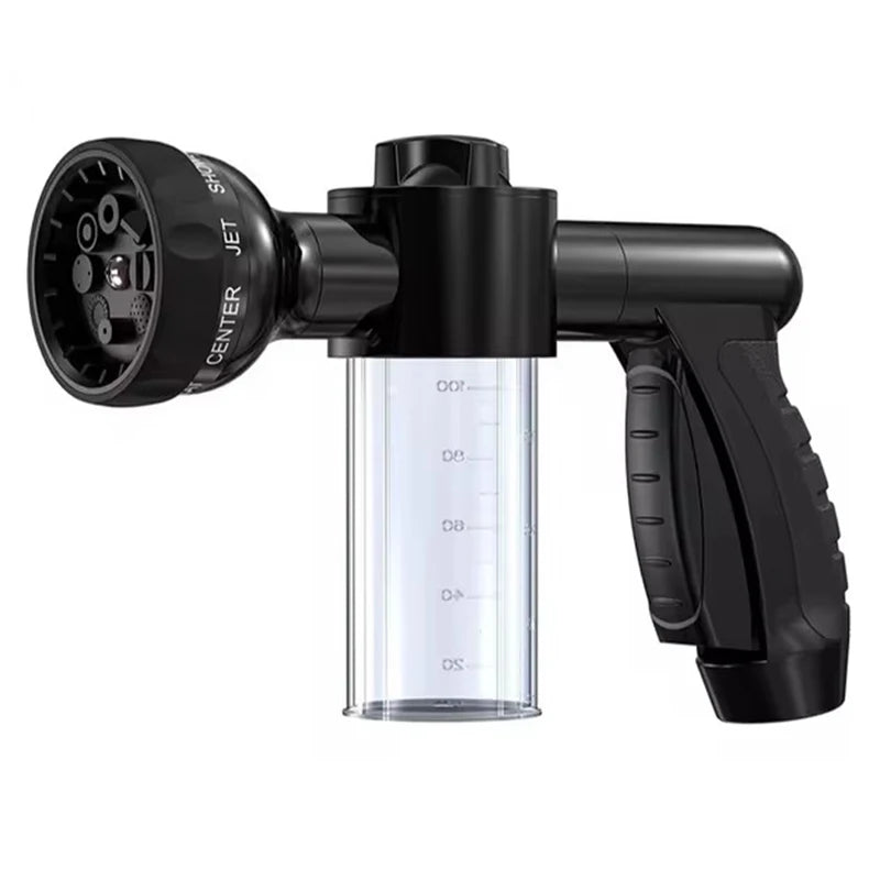 Dog Wash Nozzle with Soap Dispenser | Pet Bath Hose Sprayer