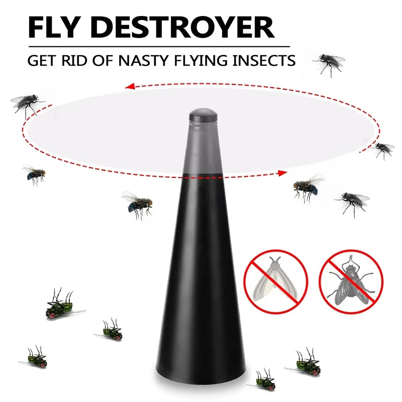 USB Cable/Dry Cell Outdoor Multifunctional Fly Repellent 360° Rotation Fan-Type Food Camping BBQ Food Mosquito Fruit Fly