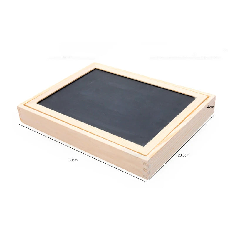 Wooden Magnetic Drawing Board & Animal Puzzle Learning Toy