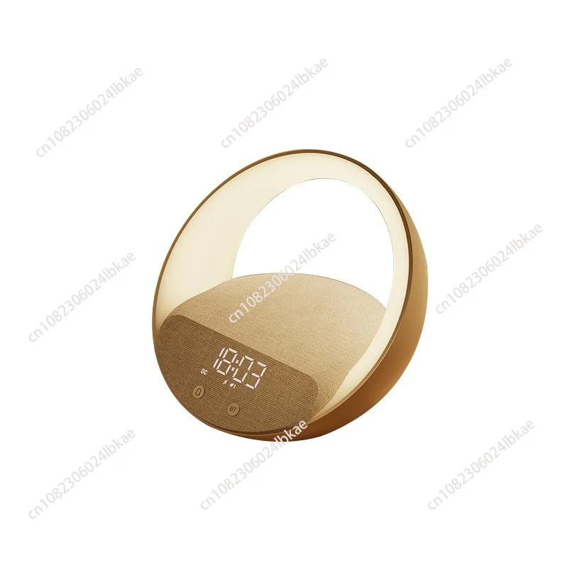 4-in-1 Bluetooth Speaker Wireless Charger Lamp with Alarm Clock