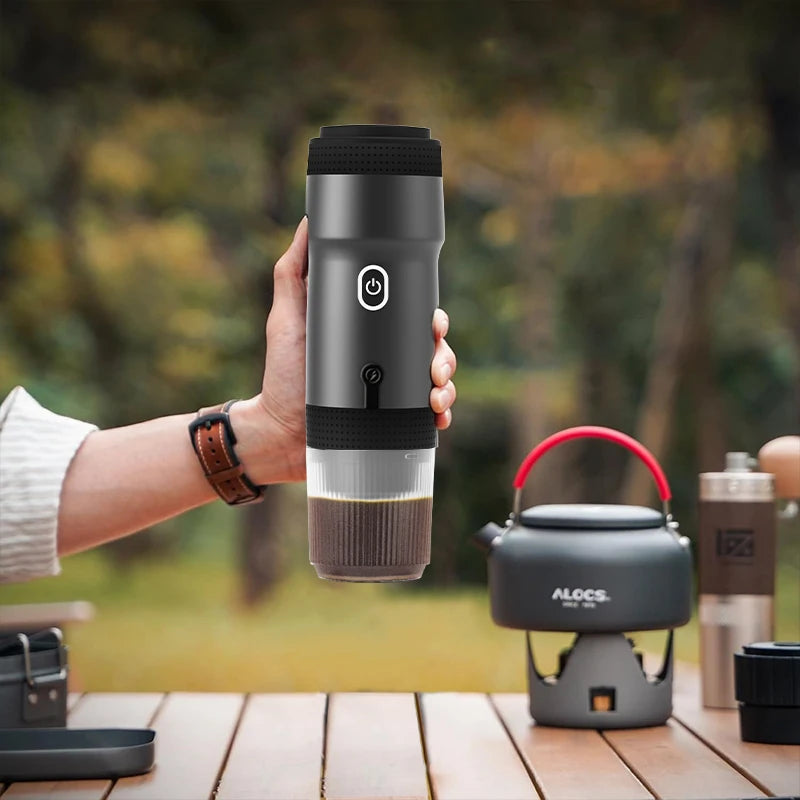 Portable Automatic Espresso Coffee Maker for Capsules & Ground Coffee