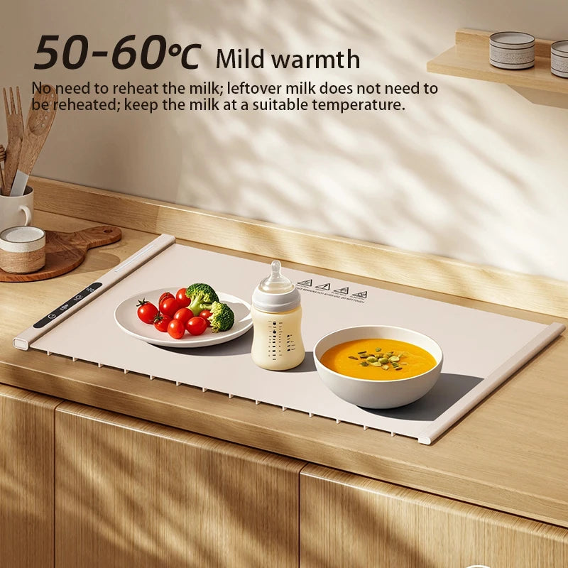 Electric Food Warming Mat | Foldable Portable Plate Warmer