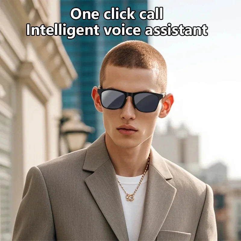 AI Smart Camera Glasses 8K Photo Recording Bluetooth5.4 Remote Control Touch Translator Voice Assistant Wireless Sunglass