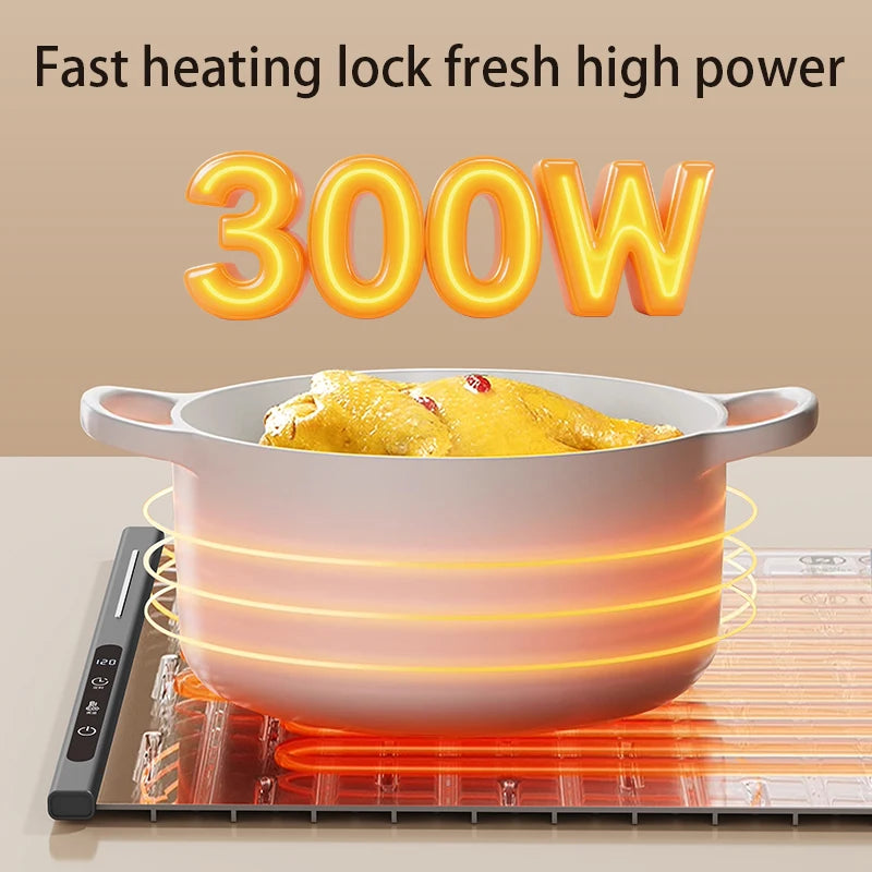Electric Food Warming Mat | Foldable Portable Plate Warmer