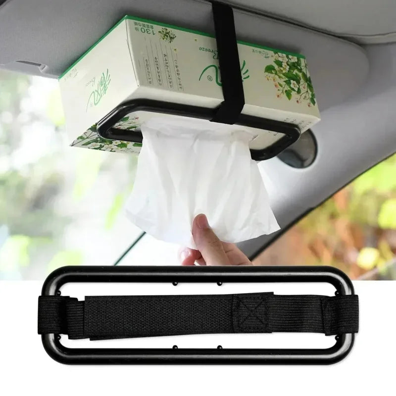 Car Supplies Paper Box Clip Visor Hanging Paper Towel Box Seat Back Car Paper Towel Frame Clip Seat Back Car