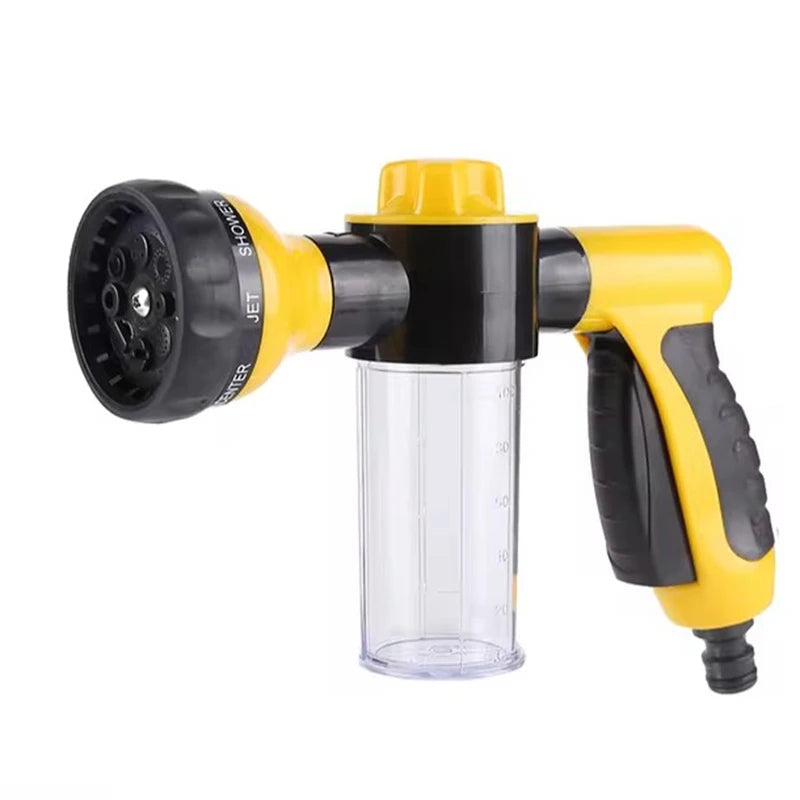 Dog Wash Nozzle with Soap Dispenser | Pet Bath Hose Sprayer