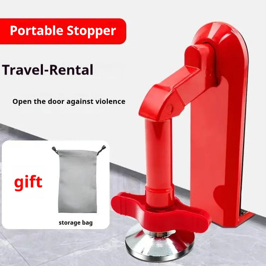 Portable Safety Jammer Door Stopper for Travel Hotel Apartment