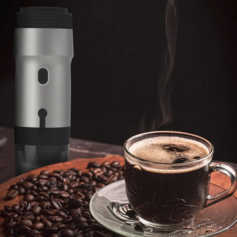 Portable Automatic Espresso Coffee Maker for Capsules & Ground Coffee