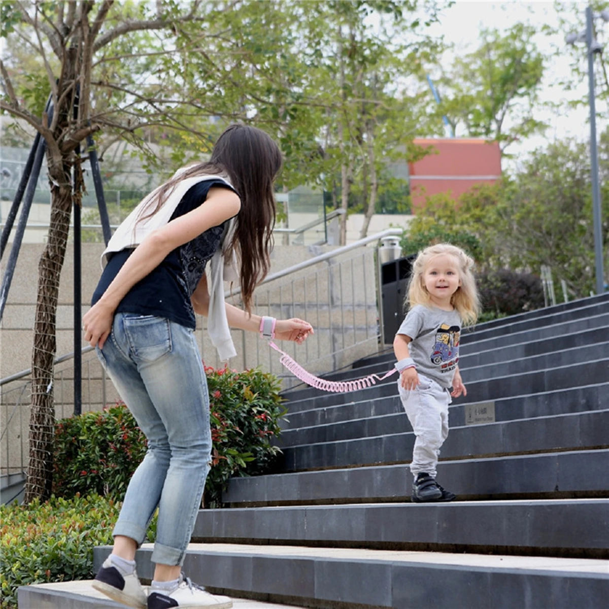 Child Anti-Lost Wrist Link Safety Bracelet – 1.5m / 2m Walking Tether