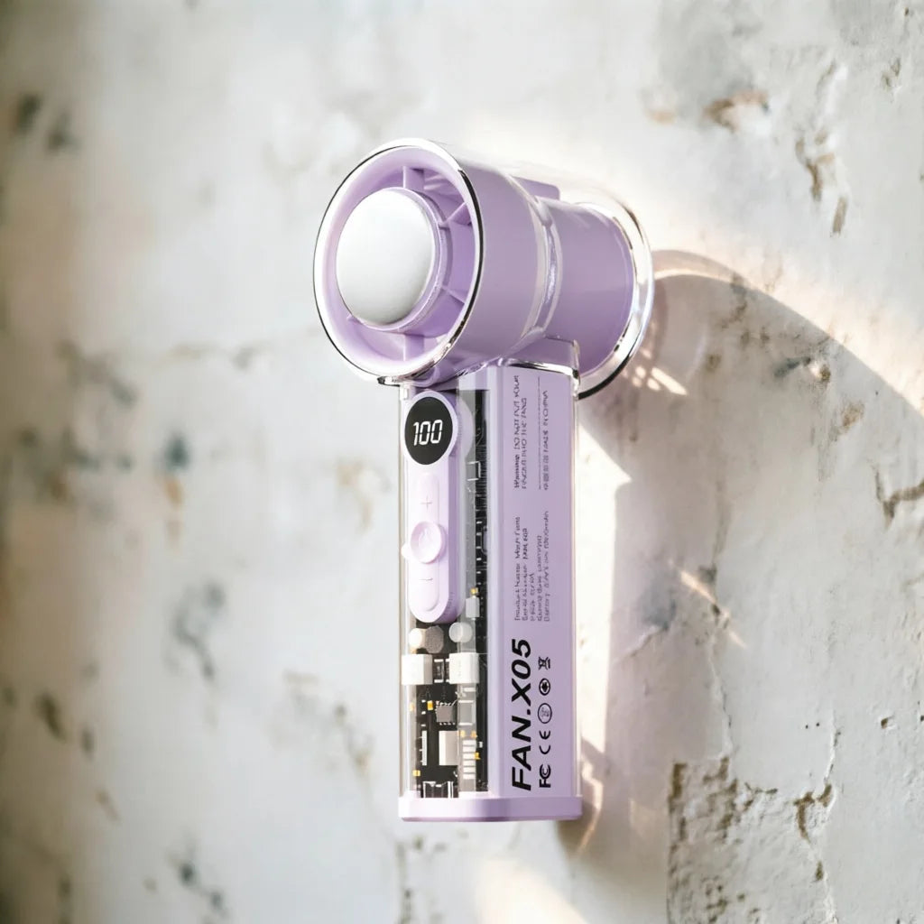 Portable 3-in-1 Cooling Mist Fan with LED Night Light